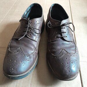 Rockport Men’s Size 11 Brown Leather Oxford Wingtip Dress Shoes